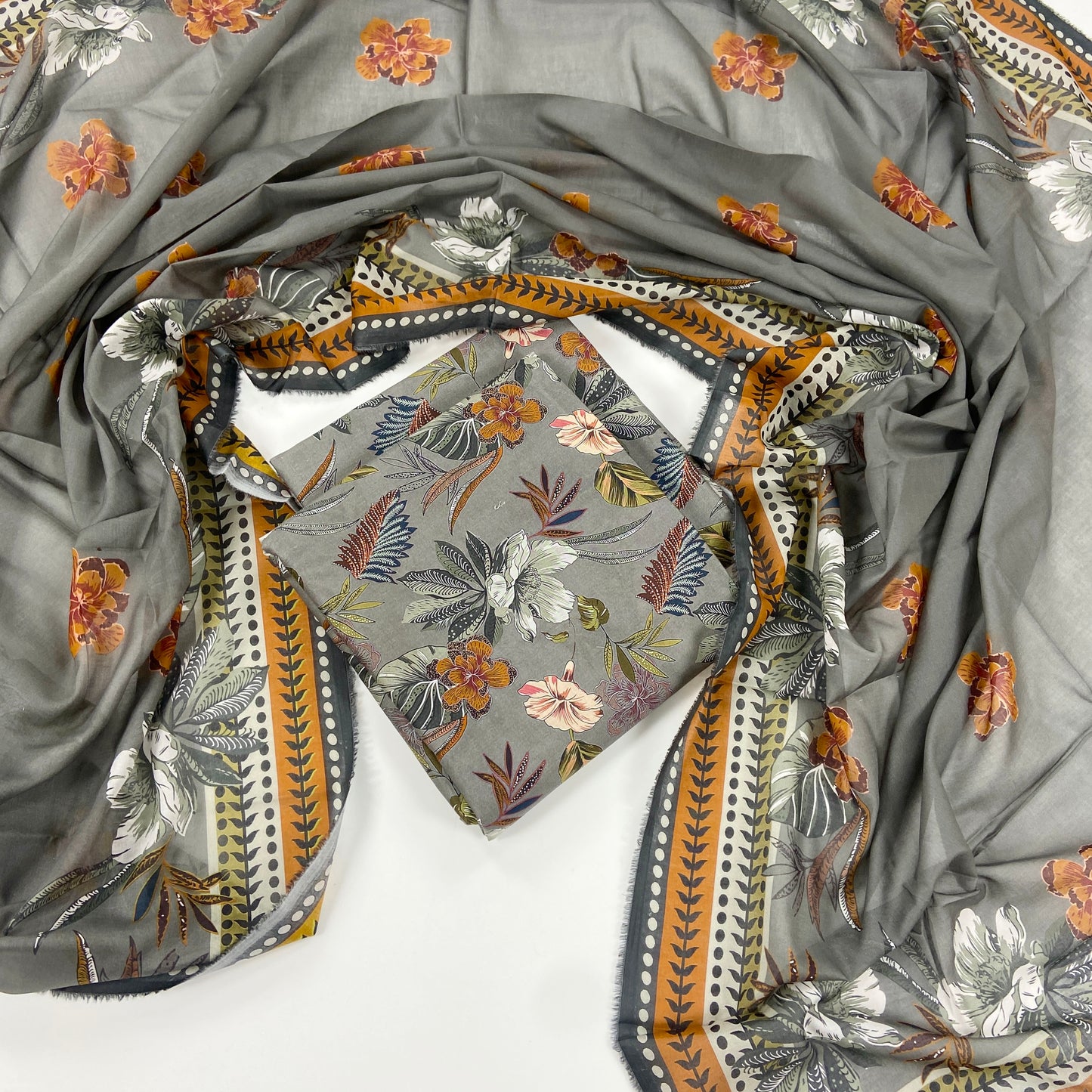 Bareeze Digital Printed Lawn 3PC
