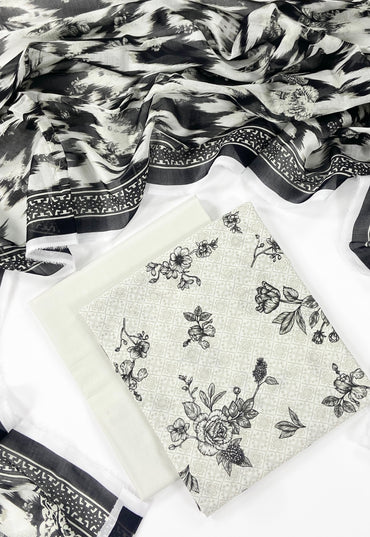 Rijja By Murashe Digital Printed Lawn 3PC