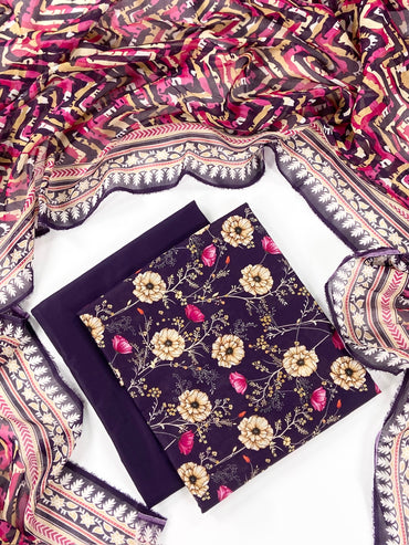 Rijja By Murashe Digital Printed Lawn 3PC