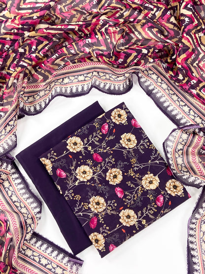 Rijja By Murashe Digital Printed Lawn 3PC