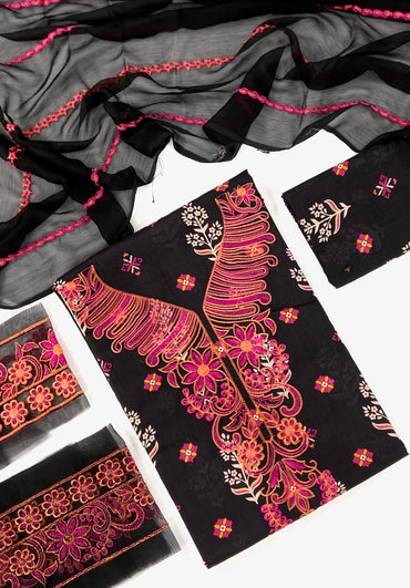 Ethnic Printed & Embroidered Lawn 3PC