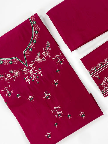 Urge Plain Embroidered Lawn 2PC