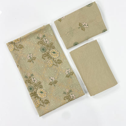 Bareeze Fully Emb Rice Karandi Lawn 2PC