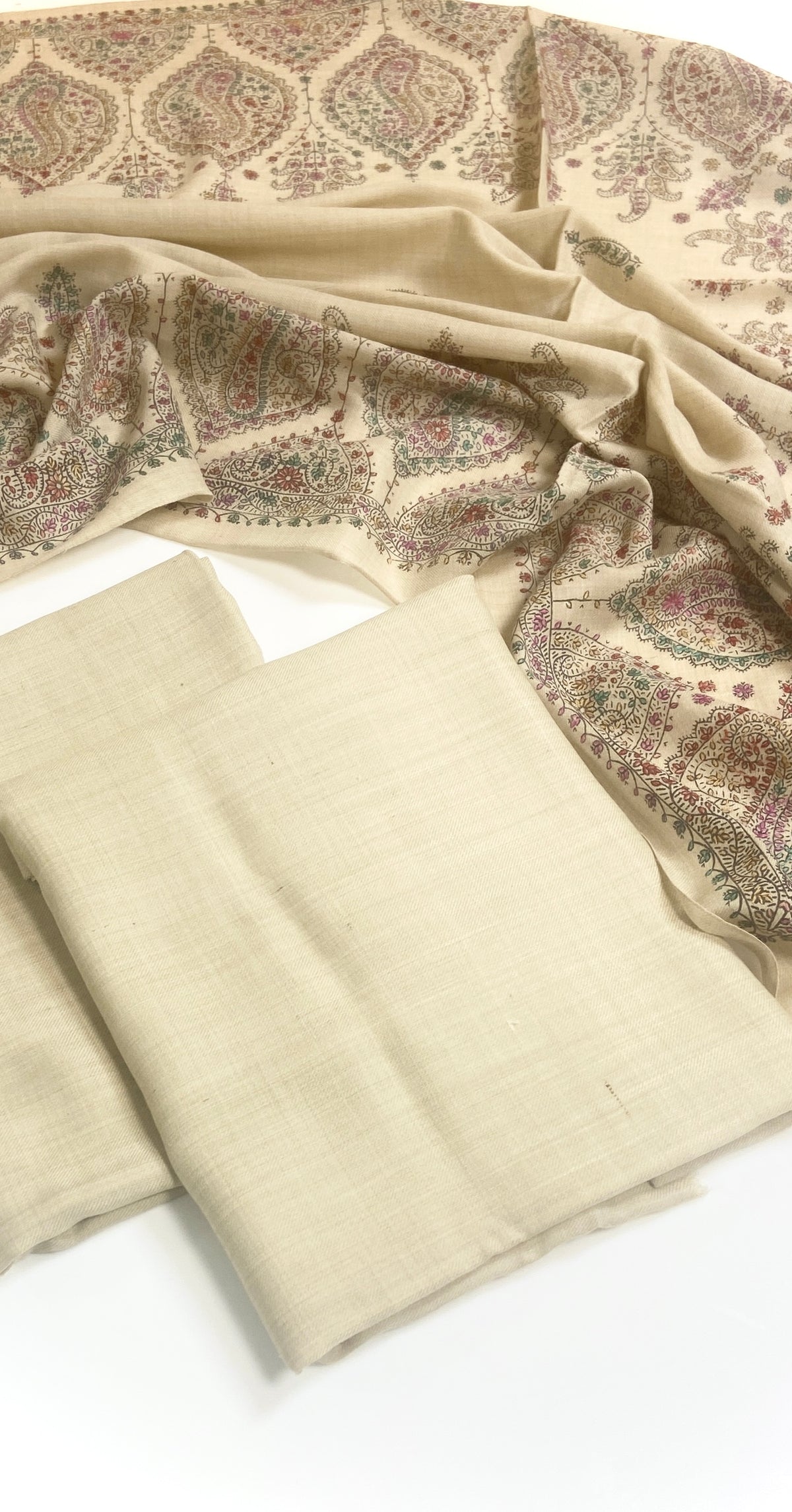 Anaya Noor Pashmina With Kacha tanka Shawl 3PC