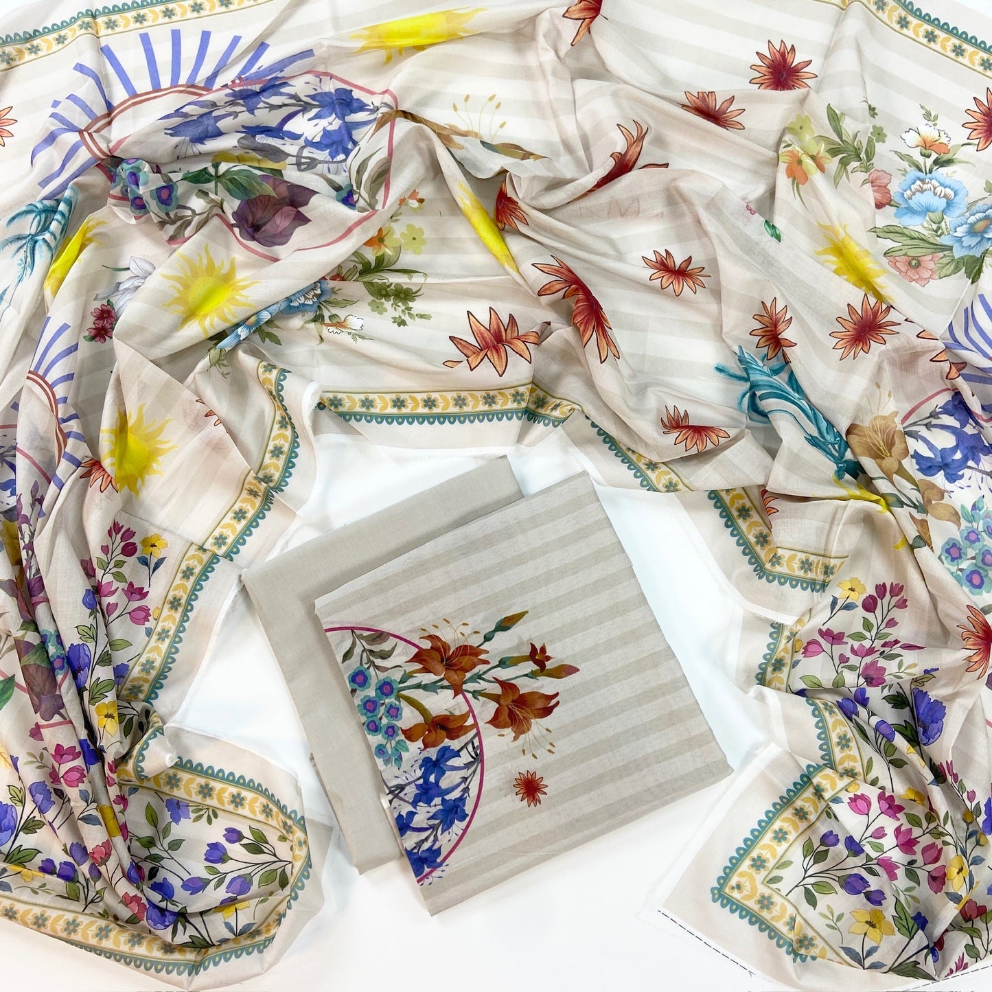Mashaim Digital Printed Lawn 3PC