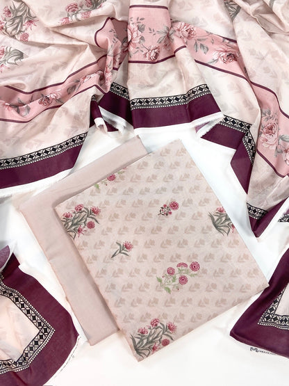 Mashaim Digital Printed Lawn 3PC