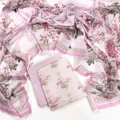 Mashaim Digital Printed Lawn 3PC
