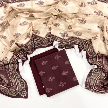 Mashaim Digital Printed Lawn 3PC
