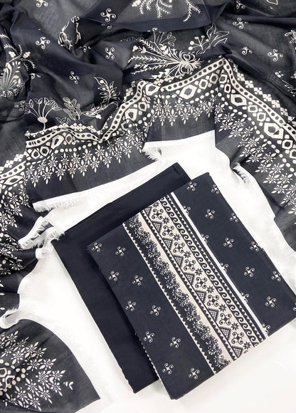 Mashaim Digital Printed Lawn 3PC