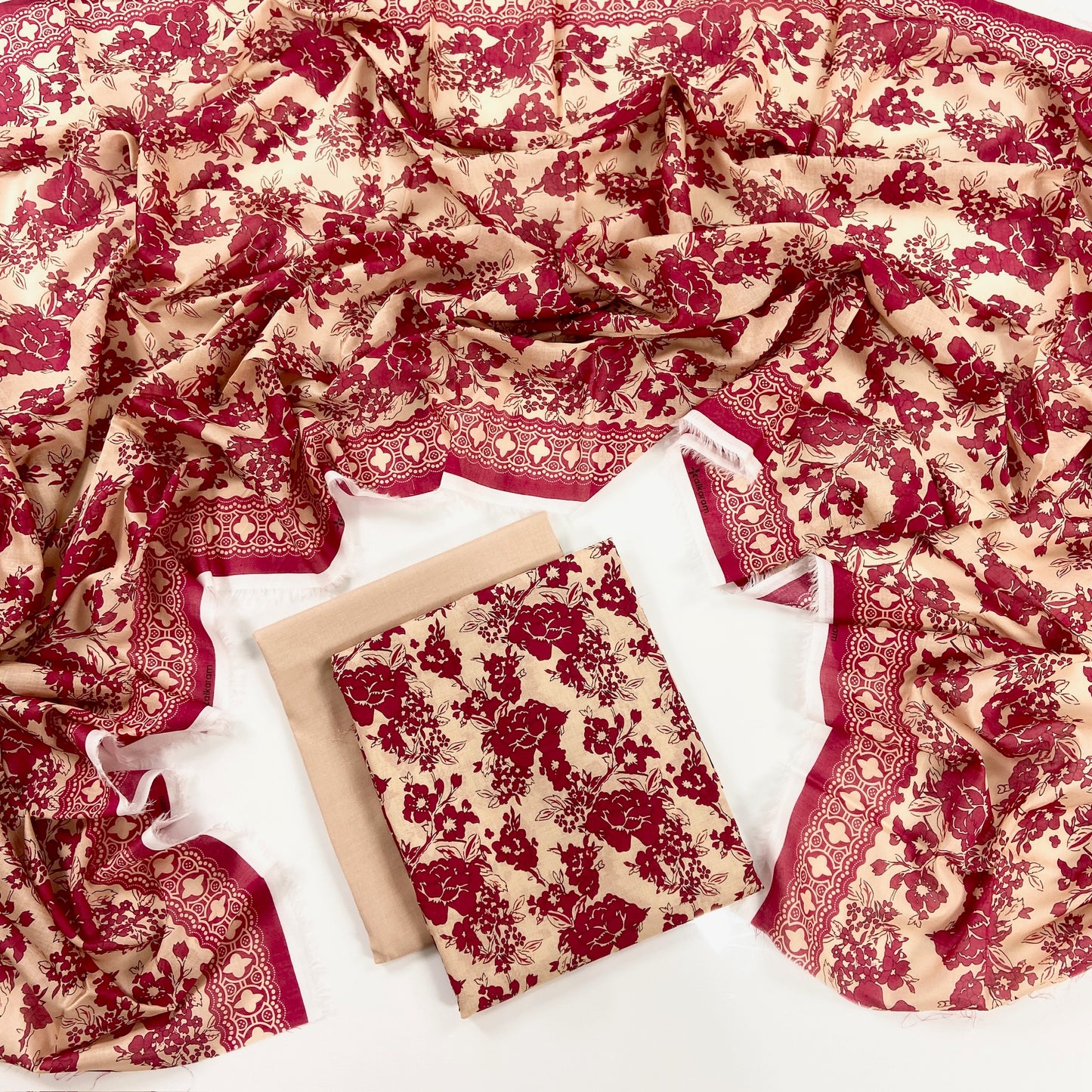 Alkaram Digital Printed Lawn 3PC