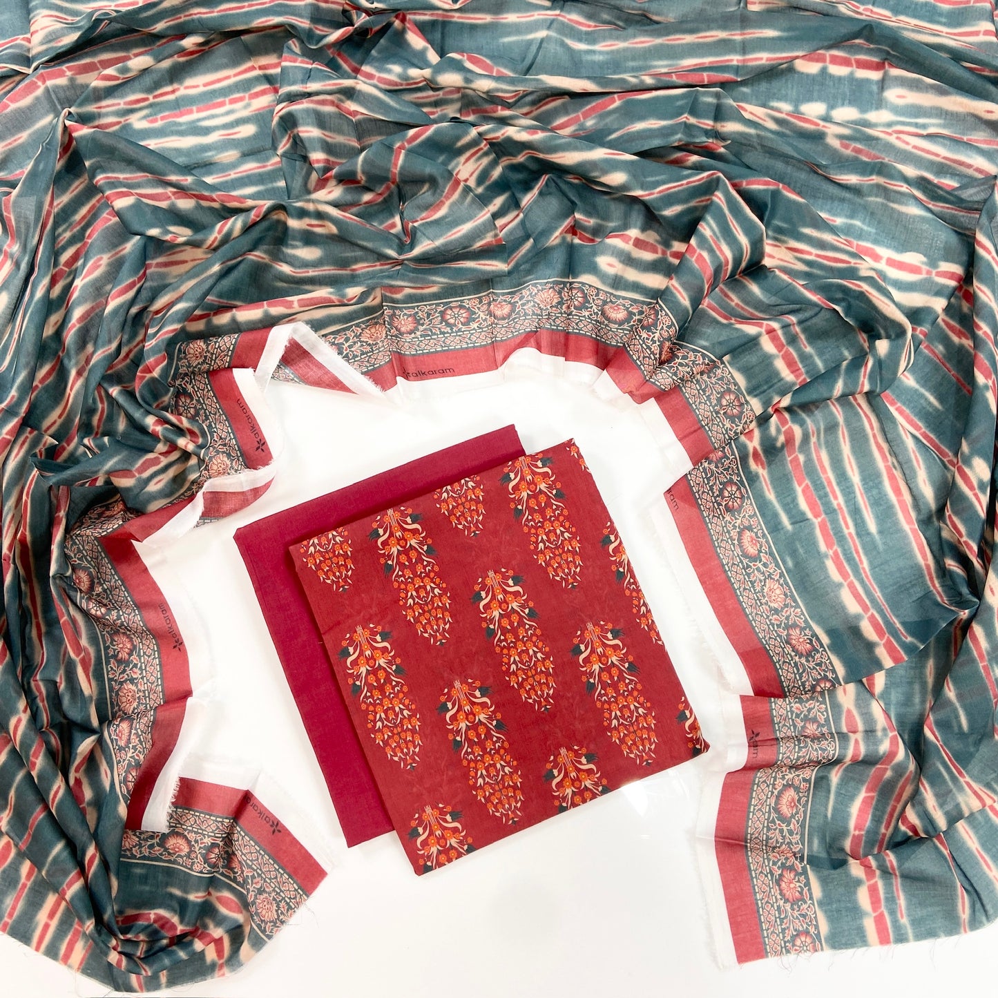 Alkaram Digital Printed Lawn 3PC