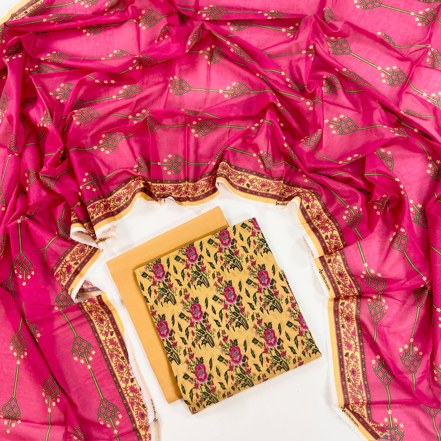 Alkaram Digital Printed Lawn 3PC