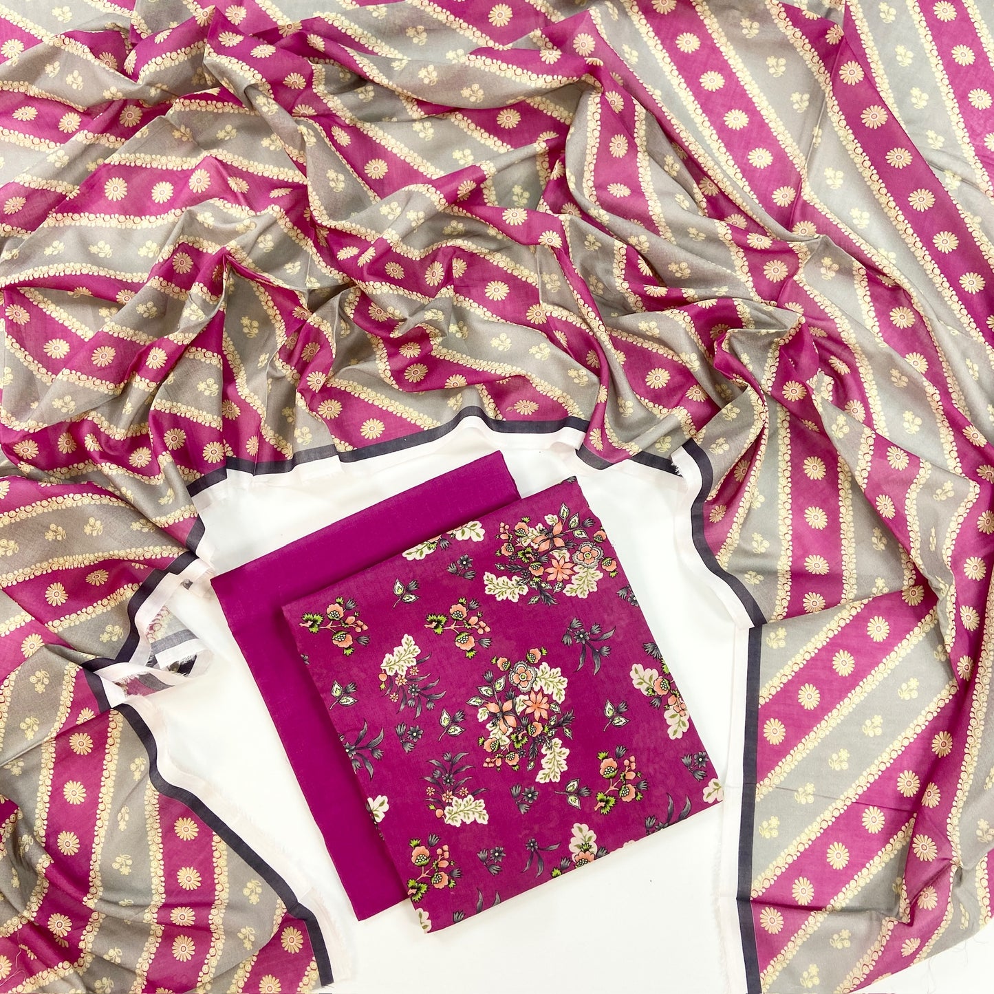 Alkaram Digital Printed Lawn 3PC