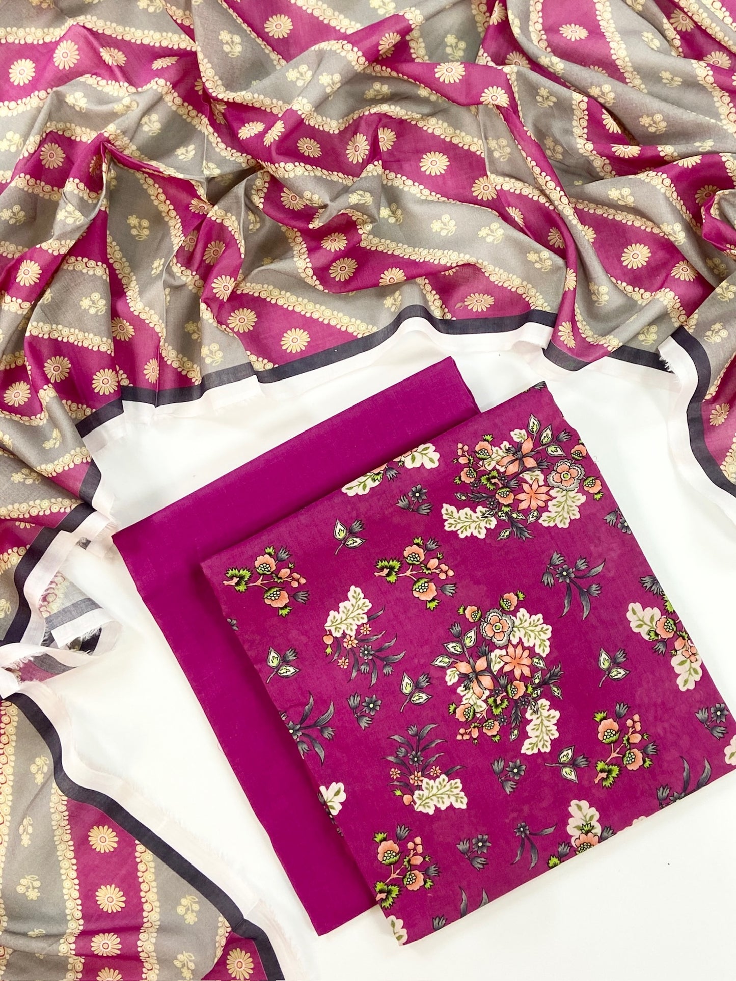 Alkaram Digital Printed Lawn 3PC