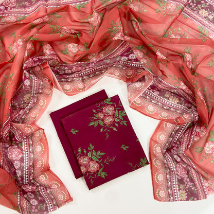 Rijja By Murashe Digital Printed Lawn 3PC