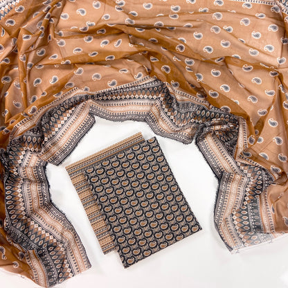 Anaya Noor Digital Printed Lawn With Voil Dupatta 3PC