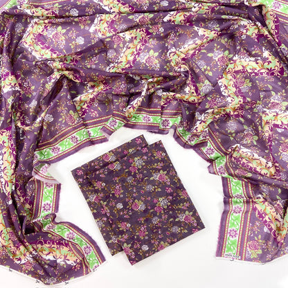 Anaya Noor Digital Printed Lawn With Voil Dupatta 3PC