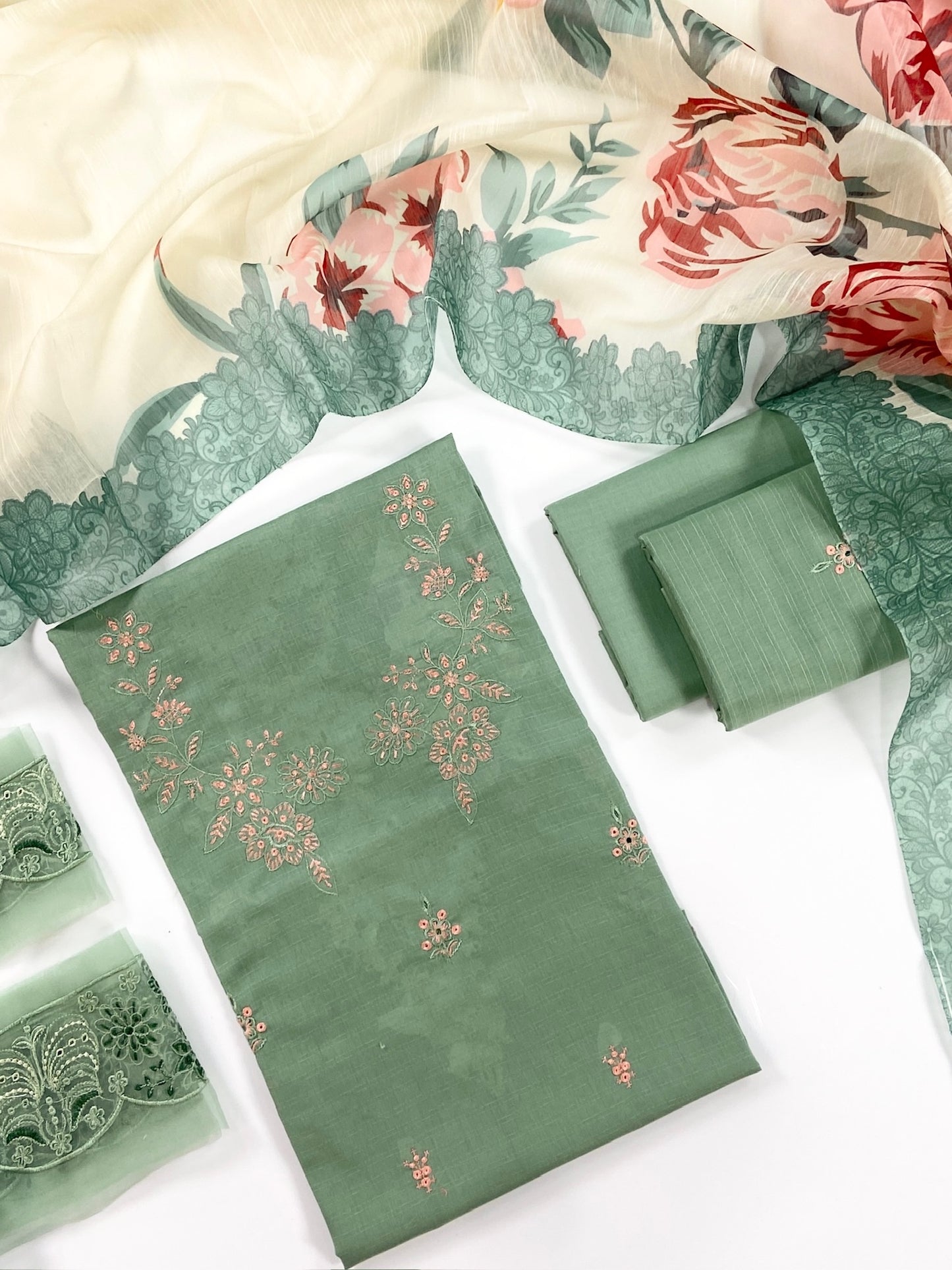 Florent By Anaya Noor Embroidered 3PC