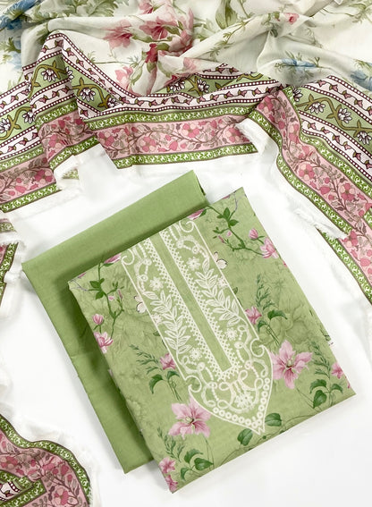 Mashaim Digital Printed Lawn 3PC