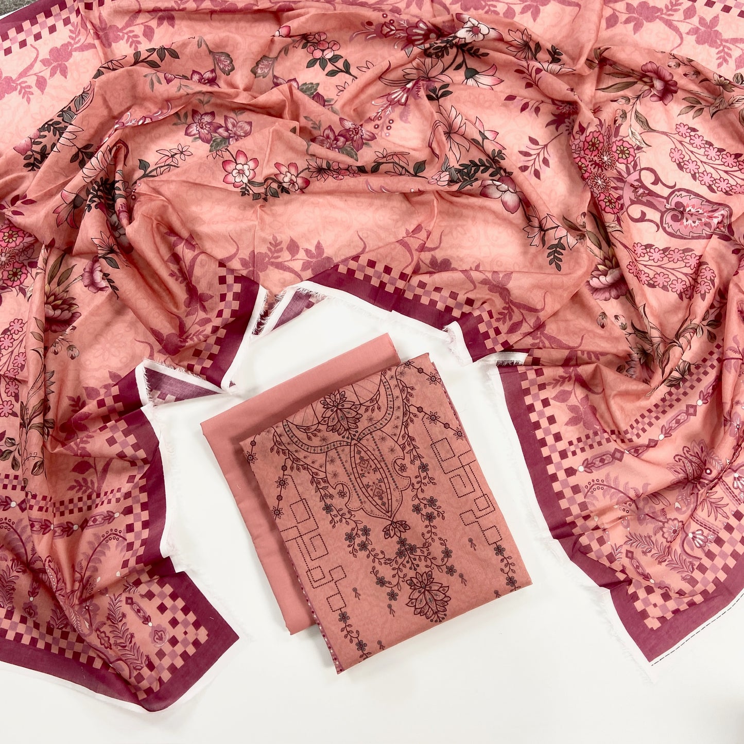 Mashaim Digital Printed Lawn 3PC