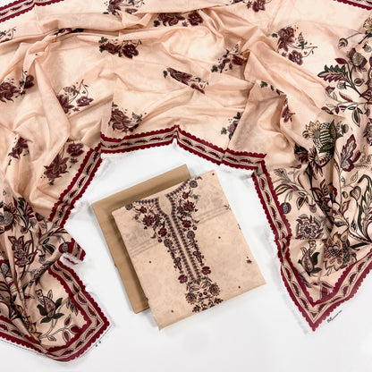 Mashaim Digital Printed Lawn 3PC