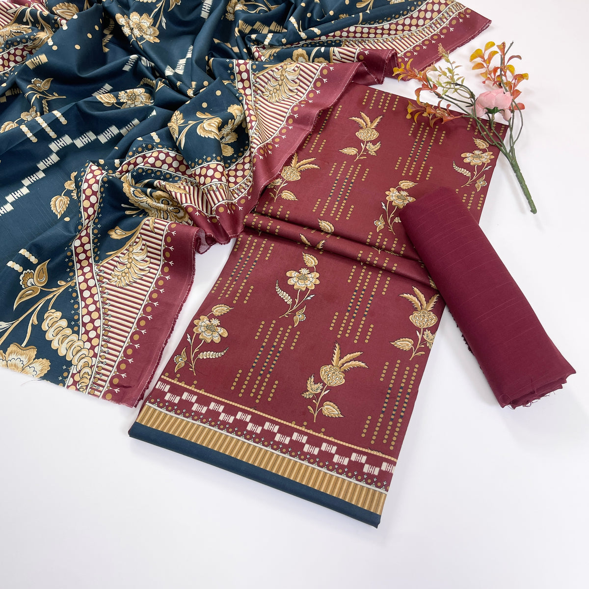 Rijja By Murashe Digital Printed Khaddar 3PC