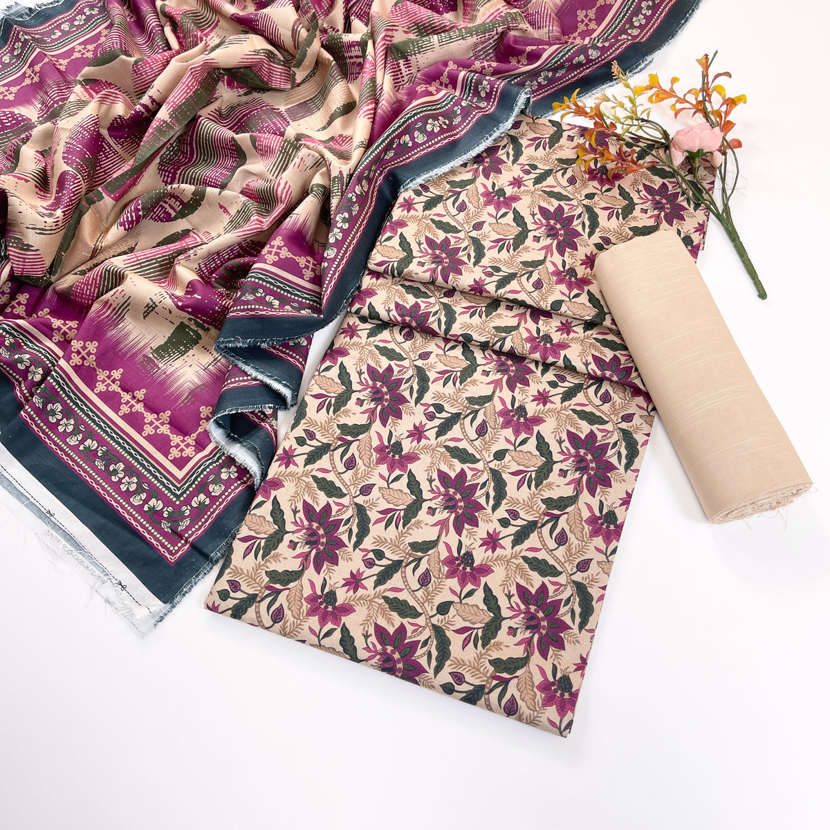 Rijja By Murashe Digital Printed Khaddar 3PC