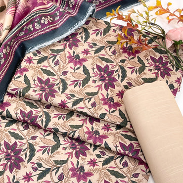 Rijja By Murashe Digital Printed Khaddar 3PC