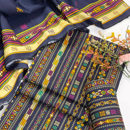Rijja By Murashe Digital Printed Khaddar 3PC
