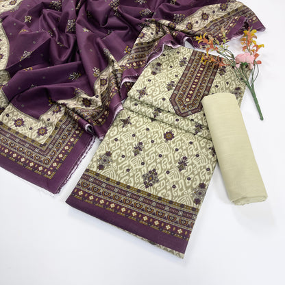 Rijja By Murashe Digital Printed Khaddar 3PC