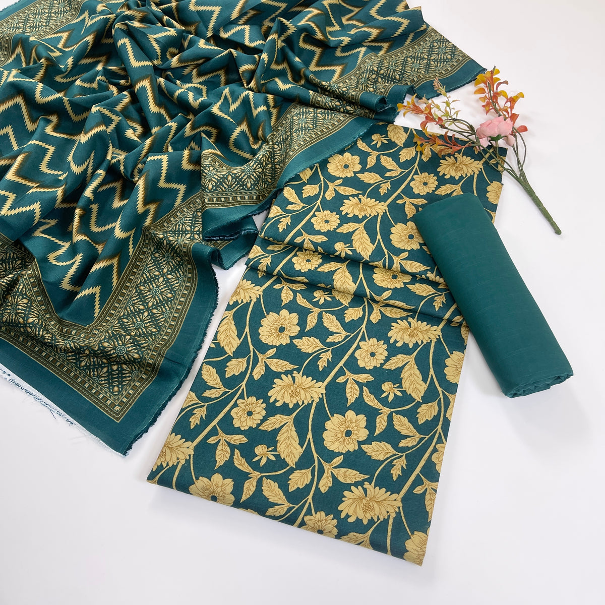 Rijja By Murashe Digital Printed Khaddar 3PC