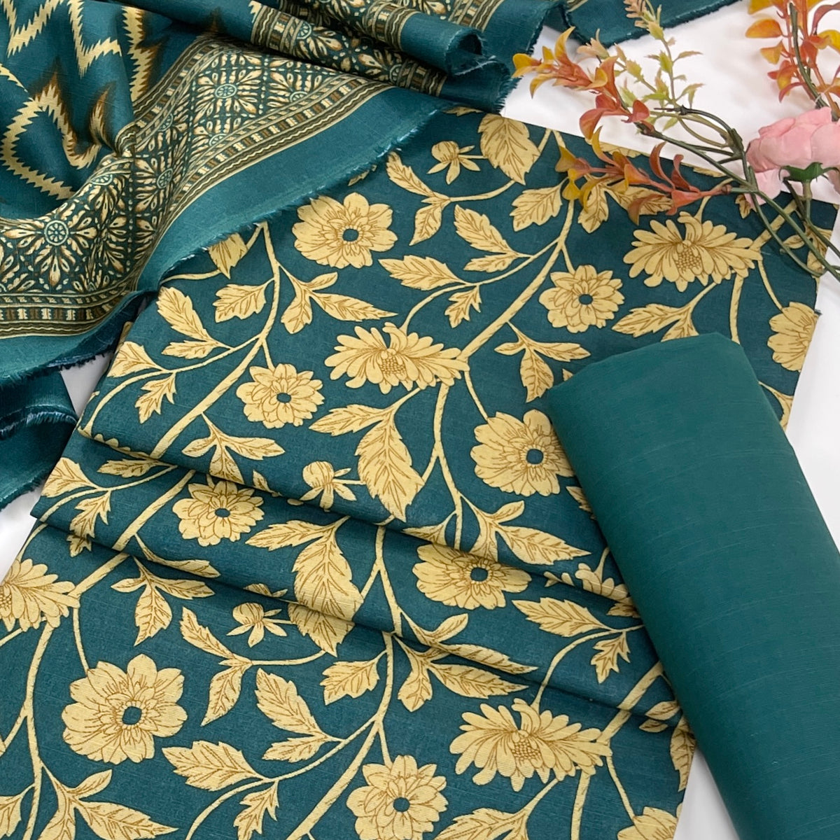 Rijja By Murashe Digital Printed Khaddar 3PC