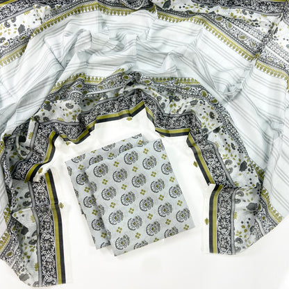Khaadi Digital Printed Lawn 3PC