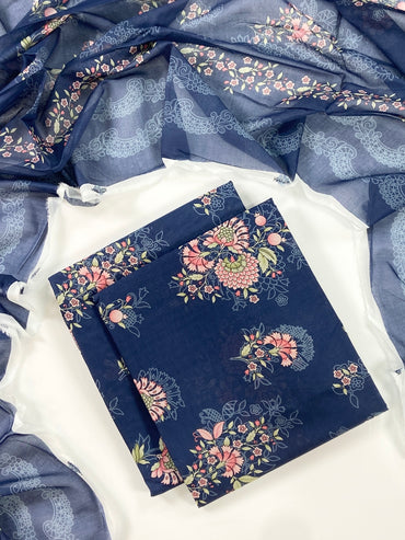 Khaadi Digital Printed Lawn 3PC