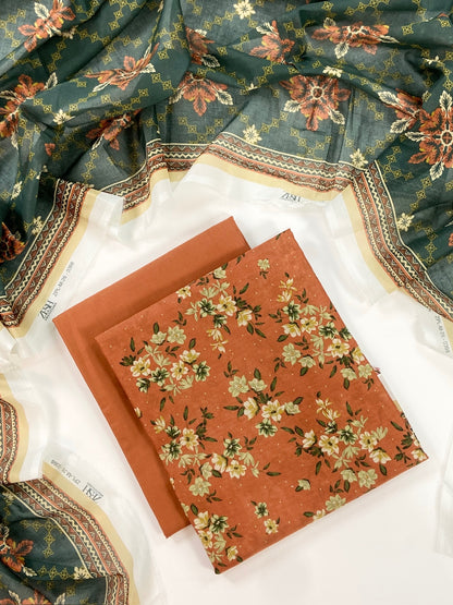 Zesh Digital Printed Lawn 3PC