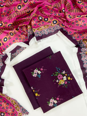 Zesh Digital Printed Lawn 3PC