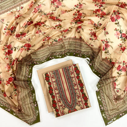 Mausummery Digital Printed Lawn 3PC