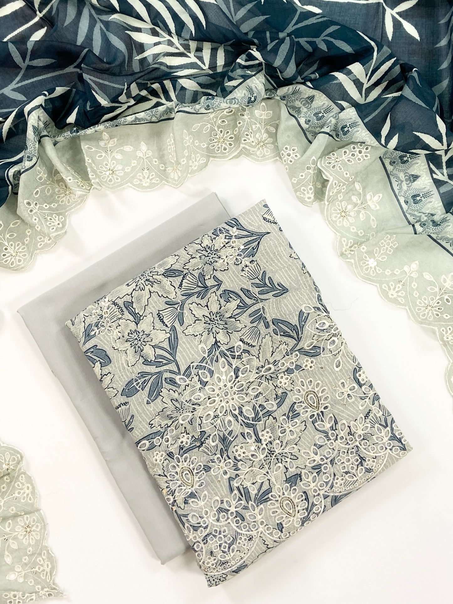 Almeerah By Anaya Noor Digital and Emb Lawn Booring Daman 3PC
