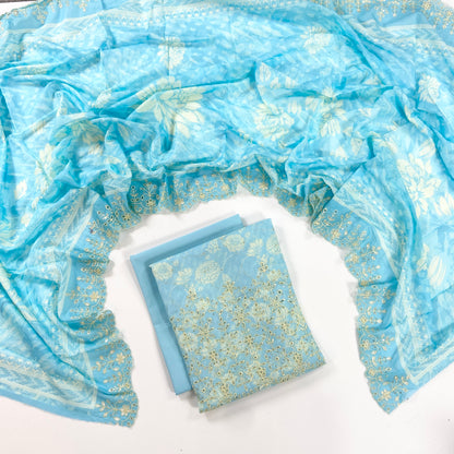 Almeerah By Anaya Noor Digital and Emb Lawn Booring Daman 3PC