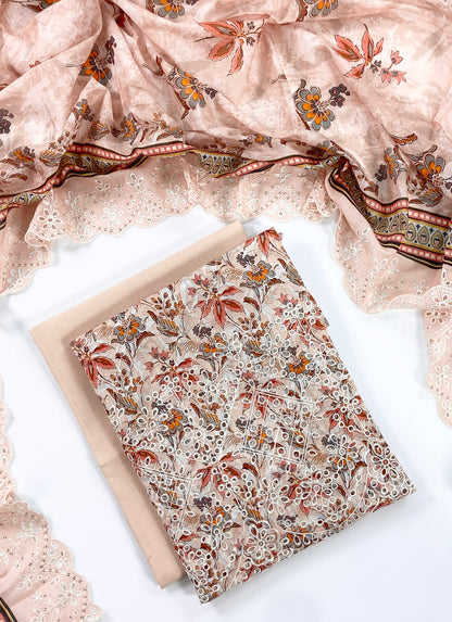 Almeerah By Anaya Noor Digital and Emb Lawn Booring Daman 3PC