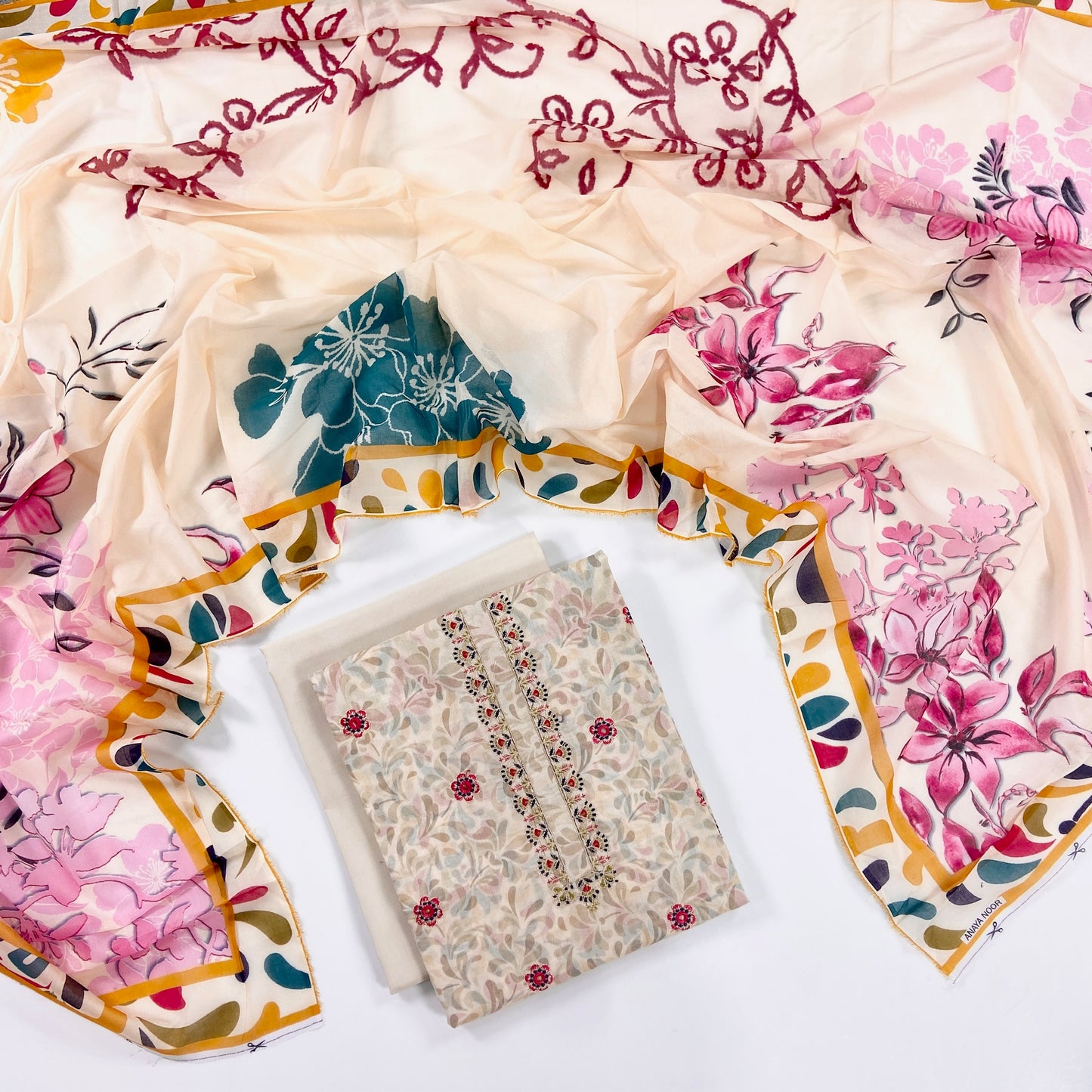 Ravish By Anaya Noor Printed & Emb Lawn 3PC