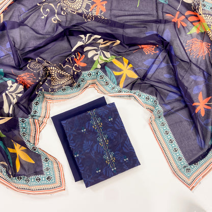 Ravish By Anaya Noor Printed & Emb Lawn 3PC