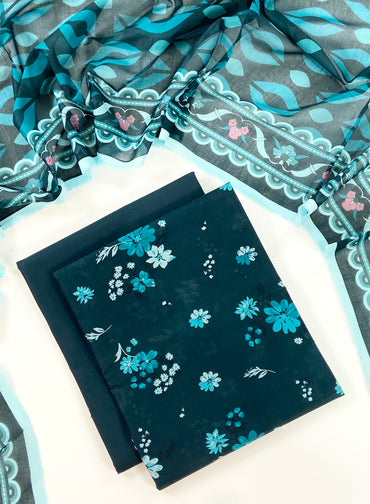 Mahnur By Shanaya Airjet Printed Lawn 3PC