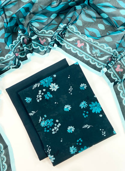 Mahnur By Shanaya Airjet Printed Lawn 3PC
