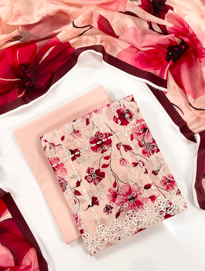 Chikankari By Anaya Noor Exclusive Banadora Lawn 3PC