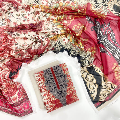 Jade By Firdous Digital Classic Printed Lawn 3PC