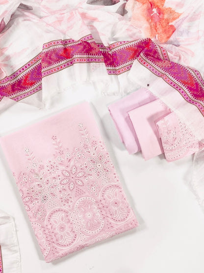 Image Plain Embroidered Lawn 3PC
