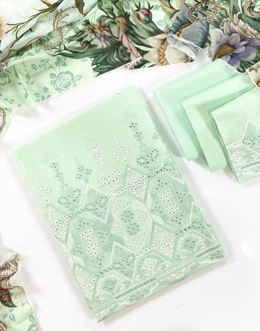 Image Plain Embroidered Lawn 3PC