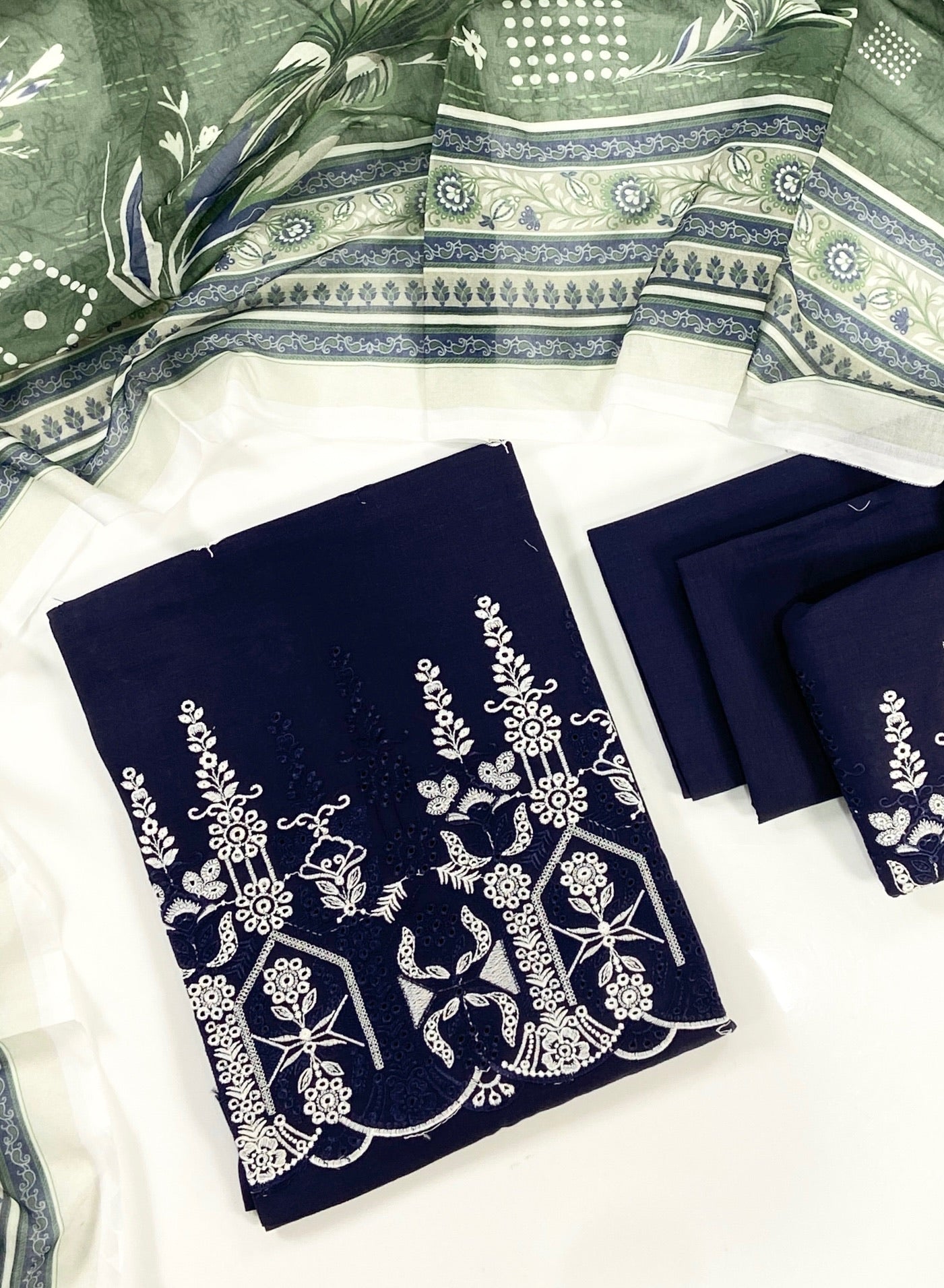 Image Plain Embroidered Lawn 3PC