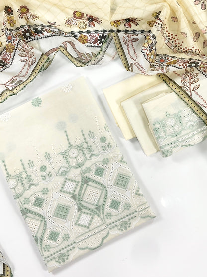 Image Plain Embroidered Lawn 3PC